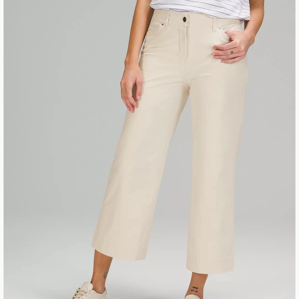 Lululemon wide leg business pants